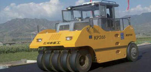 Construction site of Shanxi Provincial Highway S310 (Wutai County